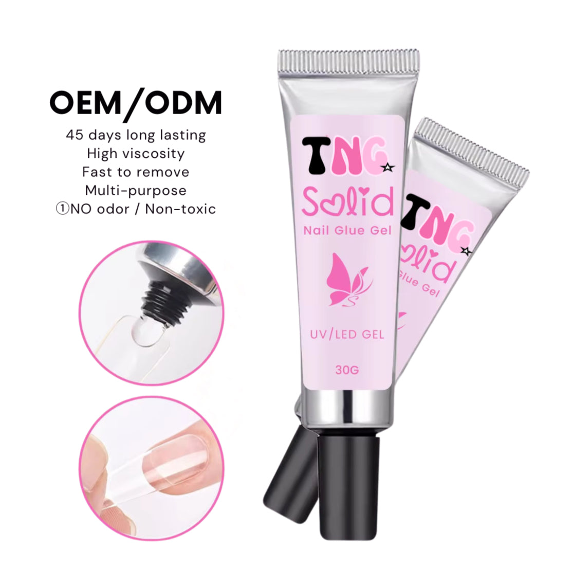 TNG - Solid Nail Glue Gel